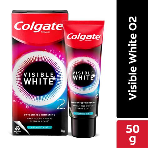 Colgate Visible White O Teeth Whitening Toothpaste Aromatic Mint