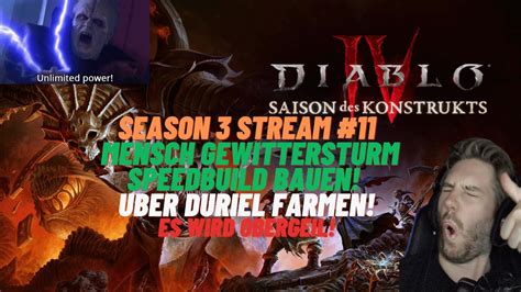 Diablo Gewittersturm Speedfarm Druide T Vault Uber Duriel