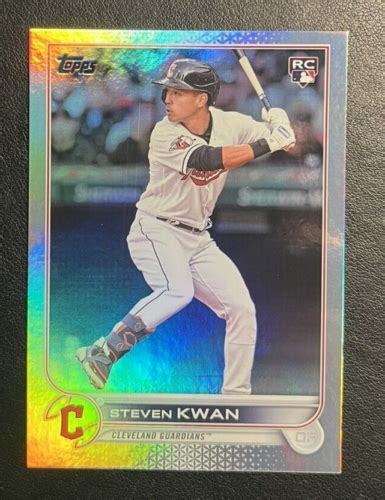 2022 Topps Update RAINBOW FOIL SP Steven Kwan Rookie Debut Card RC EBay