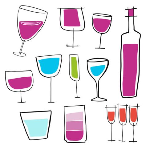 Cartoon Wine Glasses Illustrations Royalty Free Vector Graphics And Clip Art Istock