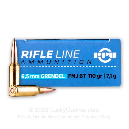 Cheap 6 5 Grendel Ammo For Sale 110 Grain FMJ BT Ammunition In Stock