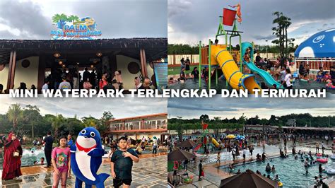 Liburan Lebaran Di Palm Mini Waterpark Banjarbaru Youtube