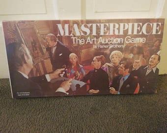 Vintage Masterpiece Board Game From 1970 By Parker Brothers Etsy