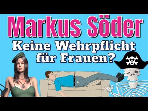 Markus S Der Keine Wehrpflicht F R Frauen Meinungspirat Youtube