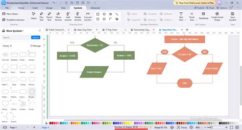 Flowchart On Page Connector