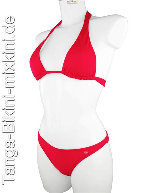 Rote Bikinis Bademode Bikini Set Rot Mixkini Beachwear