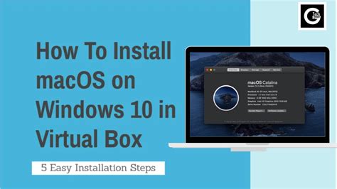 How To Install MacOS On Virtualbox Catalina On Windows 10 Using