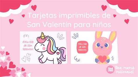 Tarjetas De San Valentín Para Imprimir Y Que Los Niños Regalen Una