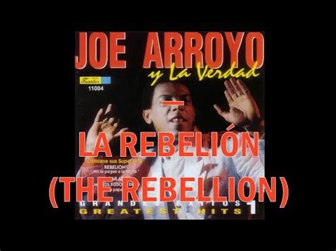 Joe Arroyo La rebelión Letra Lyrics English translation YouTube