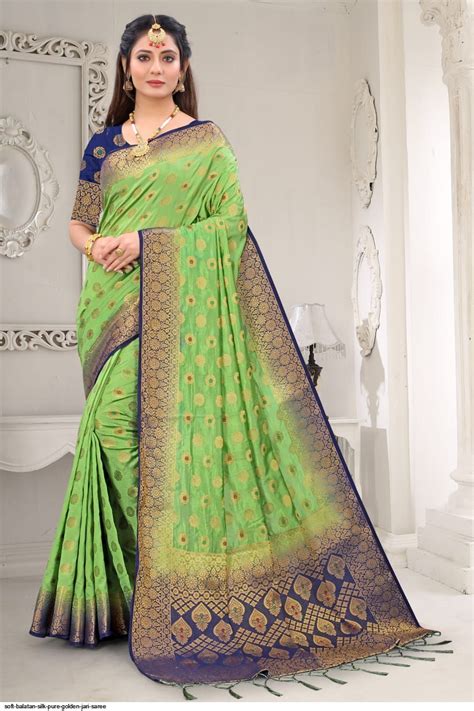 Soft Balatan Silk Pure Golden Jari SAREE