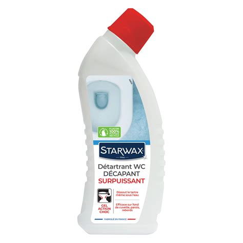 Gel D Tartrant Wc Surpuissant Nettoyant Toilettes Starwax