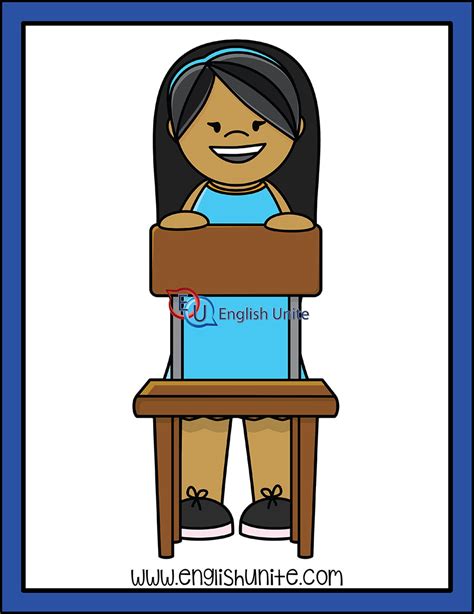 English Unite - School Preposition - Behind