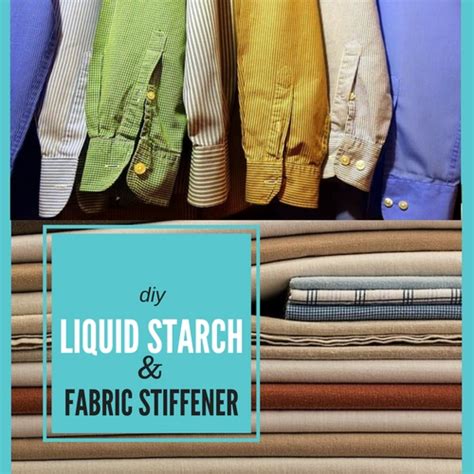 Homemade Clothes Starch Fabric Stiffener 10 Recipes SewGuide