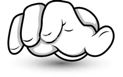 Cartoon Hand - Fingers Pointing - Vector Illustration Royalty-Free ...