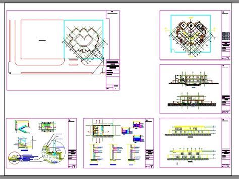 Colegio De Primaria En Autocad Librer A Cad