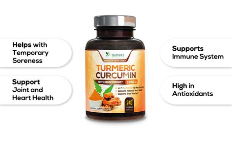 Natures Nutrition Turmeric Curcumin With Bioperine 95 Curcuminoids