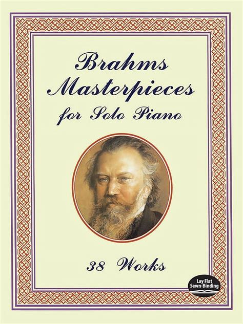 Dover Classical Piano Music Brahms Masterpieces For Solo Piano