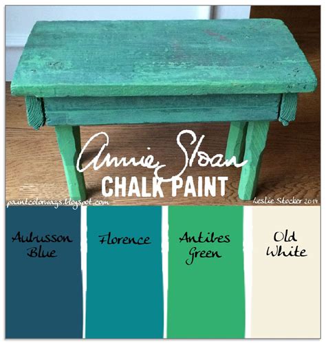 COLORWAYS Shamrock Step Stool In Annie Sloan Chalk Paint Aubusson Blue