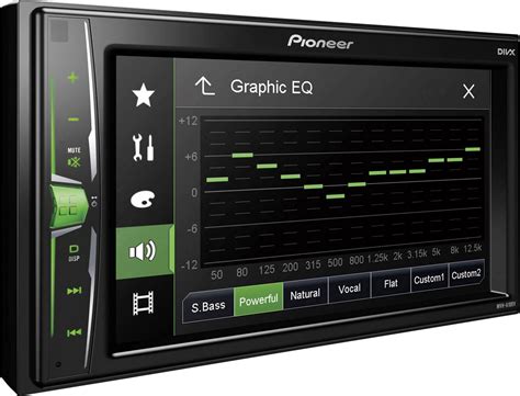 Ampli-tuner multimédia 2 DIN Pioneer MVH-A100V 1025536 1 pc(s) | Conrad.fr