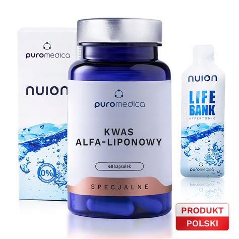 PUROMEDICA Kwas alfa liponowy ALA antyoksydant 60 kapsułek