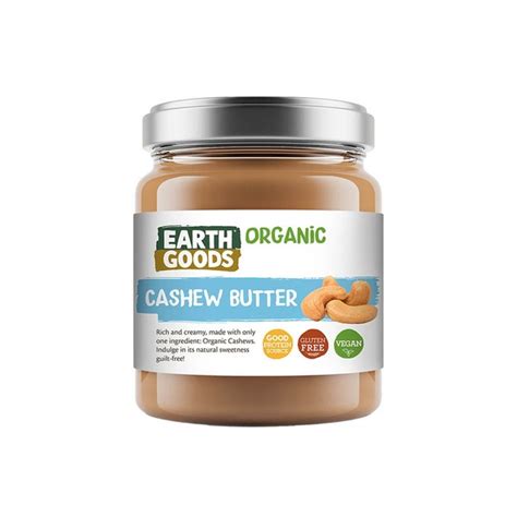 Earth Goods Organic Cashew Butter 200g Choithrams UAE