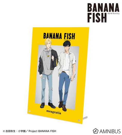 Banana Fish Meagratiaコラボ 描き下ろしイラスト アッシュ・リンクス＆奥村英二 私服ver A4アクリルパネル