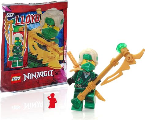 Lego Ninjago Crystalized Minifigure Lloyd Hair With Dual Golden