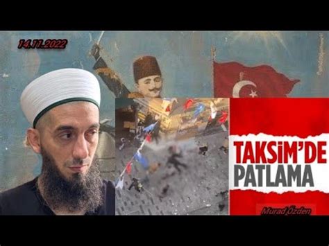 Taksim İstiklal caddesinde meydana gelen patlama üzerine Murad Özden