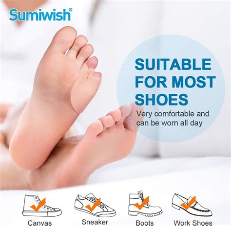 Buy Sumiwish Pinky Toe Separators Packs Of Gel Toe Protectors For