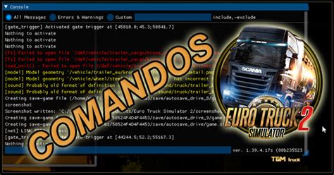 Comandos Atajos De Teclas Y Configuraciones De Ets En Truckersmp