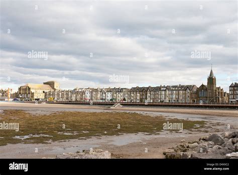 Morecambe Lancashire England With The Sea Front Stock Photo Alamy