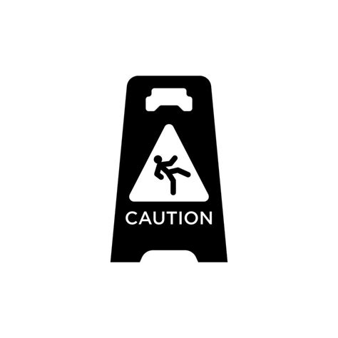 Caution Wet Floor Icon Vector Illustration Design 17066213 Vector Art