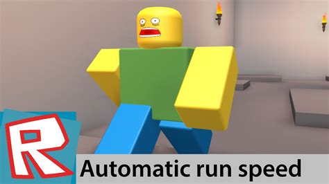 Roblox Tutorial Automatic Run Speed Youtube