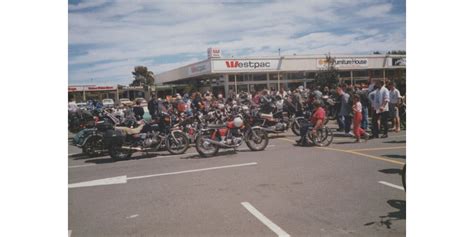 Motorcycles Parked Outside Hornby Mall Discoverywall Nz