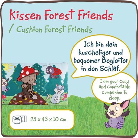 Nici Green Forest Friends Kissen Forest Friends Rechteckig