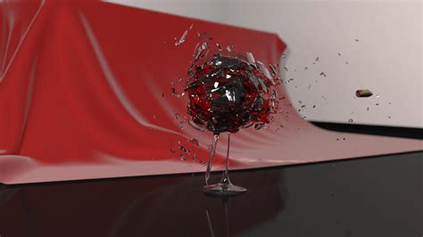 Simulation Wine Glass Shatter By Zeebow14 On Deviantart