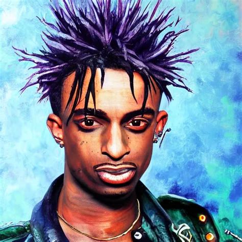 Playboi Carti Painted By Abney Park 4 K Detailed Super Stable