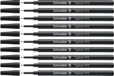 Amazon Schneider Topliner 970 Fineliner Pen Refill 0 4 Mm Black