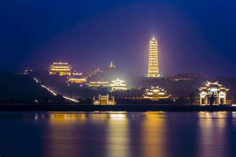 Night in Bai Dinh Pagoda Photograph by Hung Nguyen Long - Fine Art America