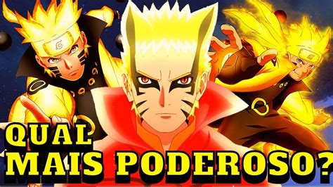 Modo Barion Vs Modo Rikudou Qual O Mais Poderoso Naruto Baryon Vs