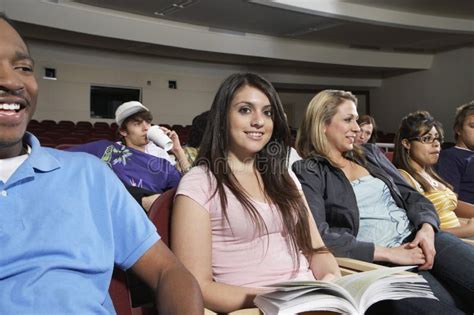 Group of Students in Classroom Stock Image - Image of group, education ...