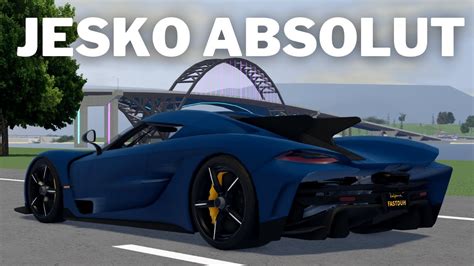 The Koenigsegg Jesko Absolut In Roblox Driving Empire Youtube