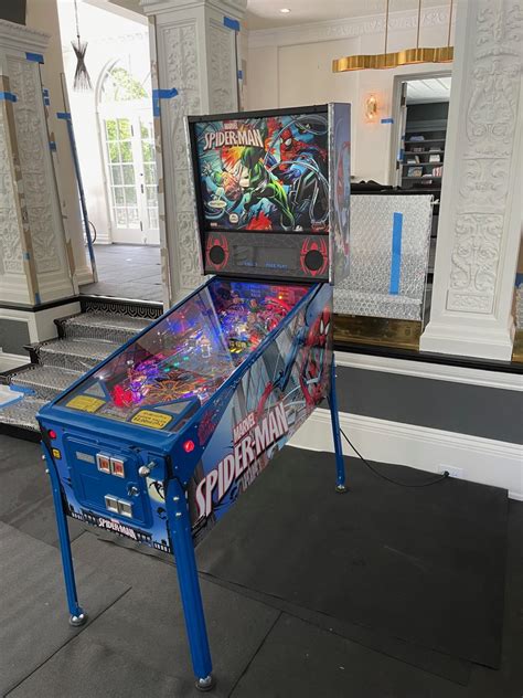 Custom Stern Spiderman Vault Edition Pinball Endless Pinball