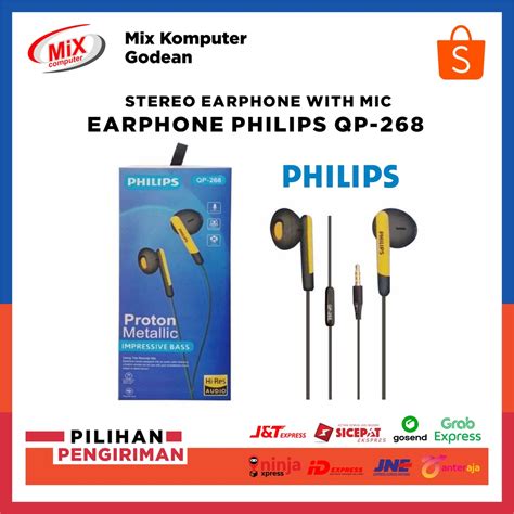 Jual Handsfree Headset Philips Extra Bass Proton Qp Qp