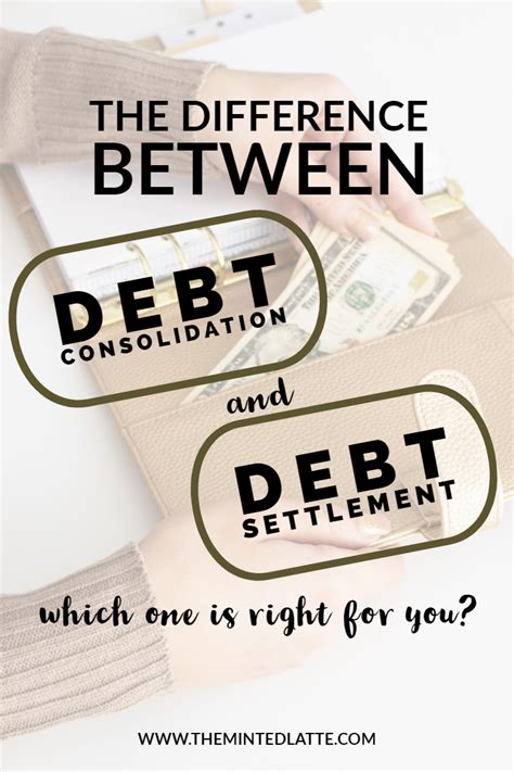 Debt Consolidation Vs Debt Settlement Which One Is Right For You Artofit