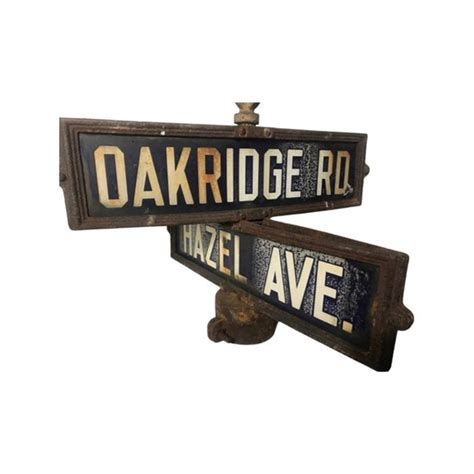 Vintage Street Sign