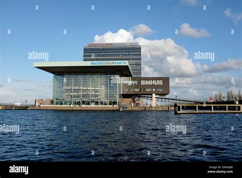 Muziekgebouw And Bimhuis Modern Concert Hall In Amsterdam Holland