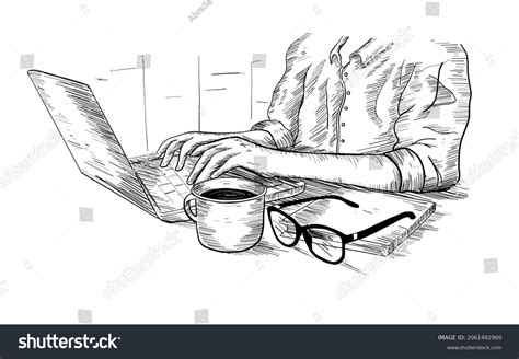 Hard Work Sketch Photos and Images | Shutterstock