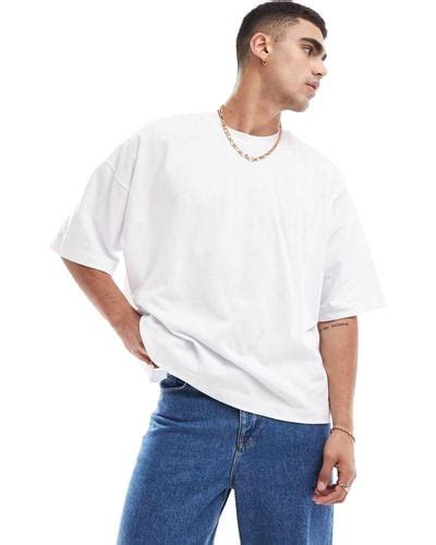 White Asos T Shirts For Men Lyst