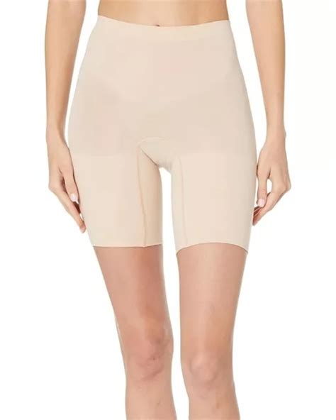 SPANX WOMEN S SMALL Tummy Control Power Shorts In Soft Nude PicClick UK